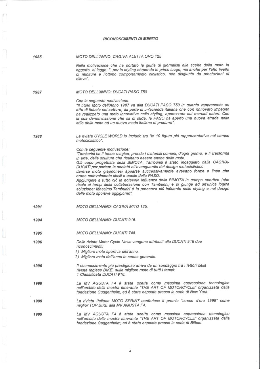 Amarcord: Quella volta che Massimo Tamburini mi lasciò il curriculum